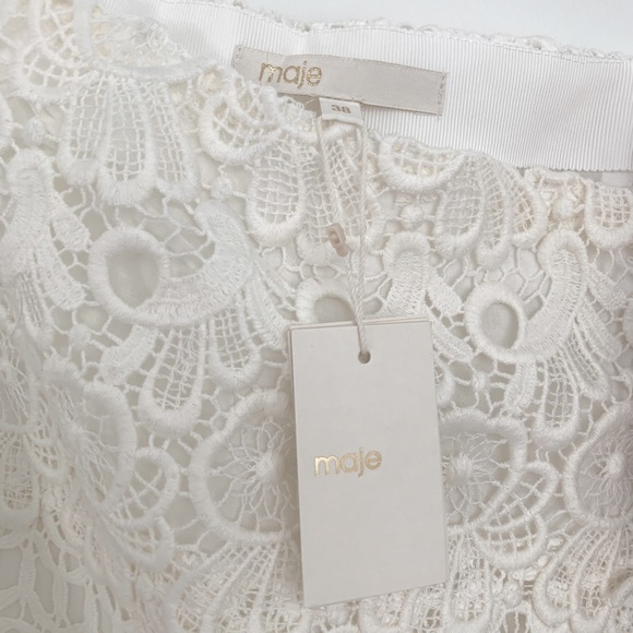 Maje Lace Mini Skirt - Picture 6 of 6